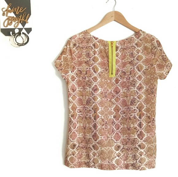 Anthropologie•Fynn and Rose•Snake Skin Pri… - Picture 2 of 8